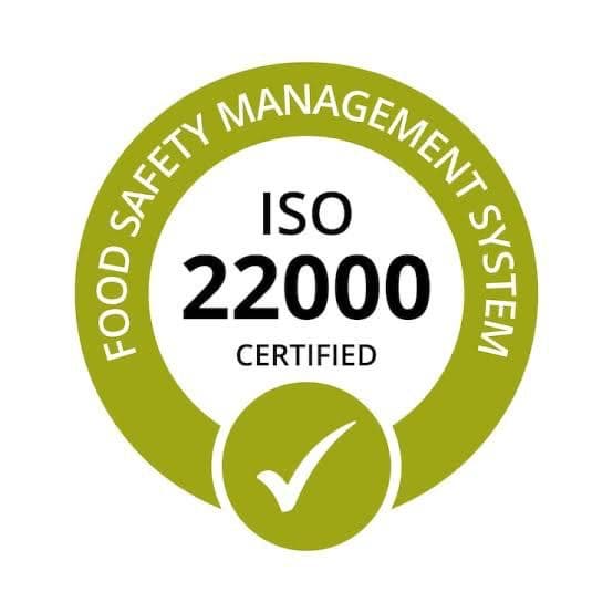 ISO 22000 certified